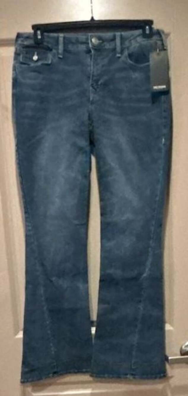 True Religion Joey Mid Rise Flare Jeans Size 30 Blue Denim